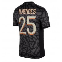 Paris Saint-Germain Nuno Mendes #25 3rd trikot 2023-24 Kurzarm